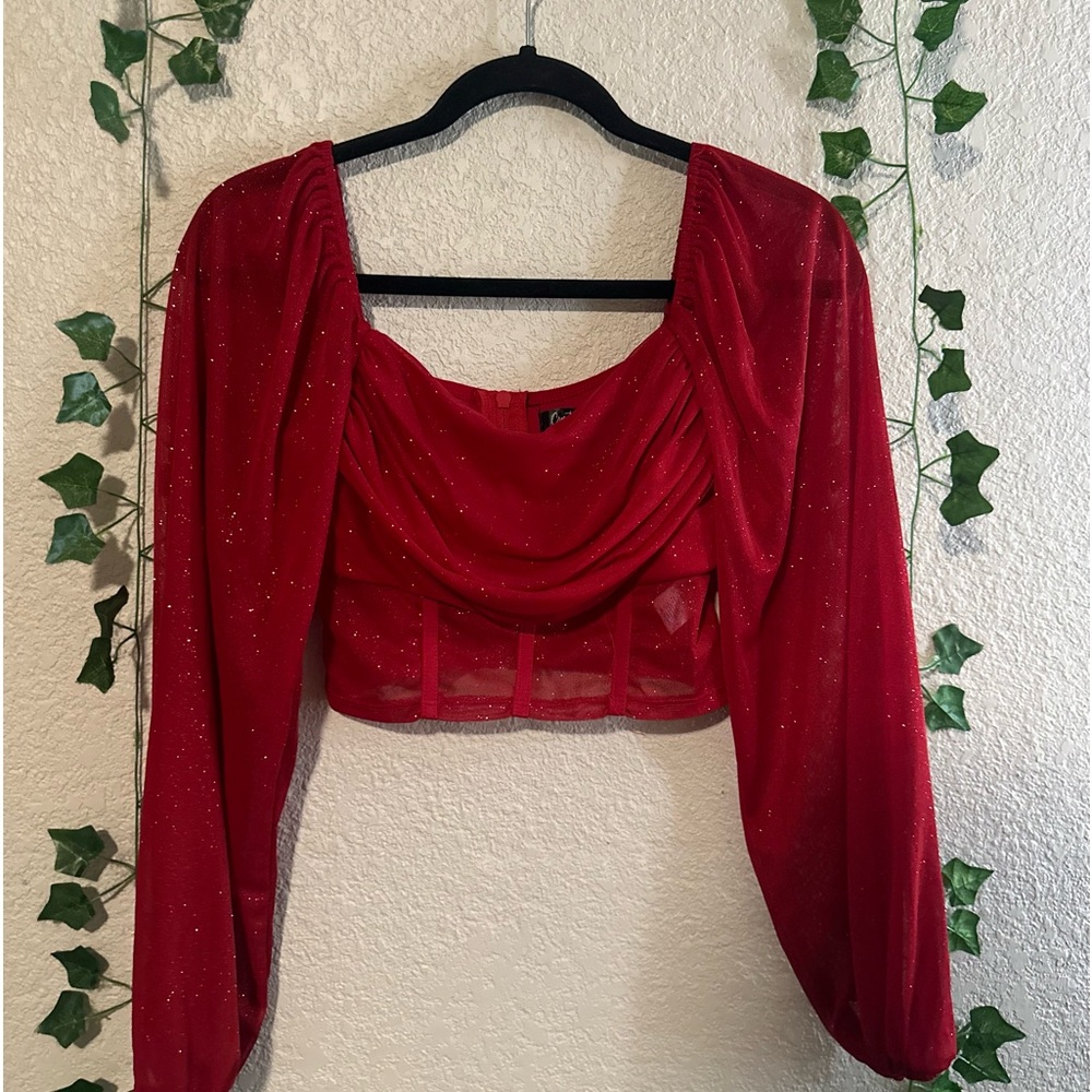 Red long sleeve